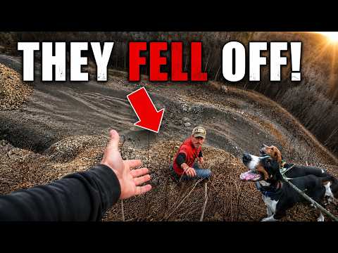 Our Dogs Chased a Bear OFF A CLIFF!!