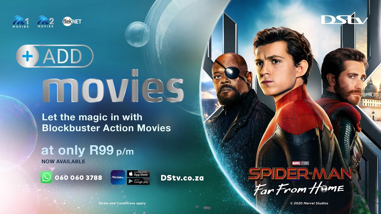 ADD movies & get three DStv Premium movie channels for R99 p/m DStv 