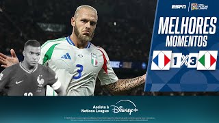 Thumbnail for ITÁLIA SUPERA 'GOL RELÂMPAGO' E VENCE A FRANÇA DE VIRADA COM PINTURA SURREAL NA NATIONS LEAGUE