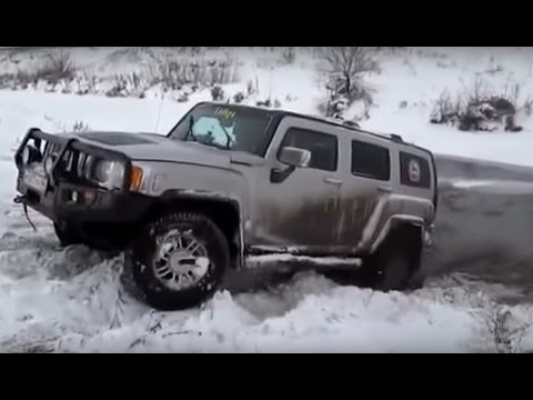 Hummer Vs Toyota Fj Cruiser 4x4 Fails Wins Hard Hill Climb Snow