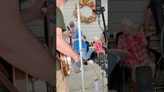 Clogging and flatfooting at Townsend Fall Heritage Festival #banjo #uprightbass #clogging