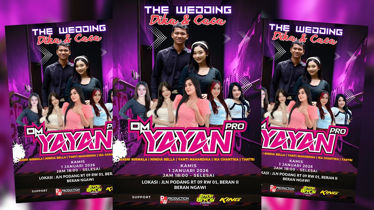 LIVE OM YAYAN PRODUCTION - THE WEDDING 