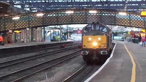The Class 37 Rail Operations Group (Ex-Europhoenix) No.37800 was passed through at Carlisle.