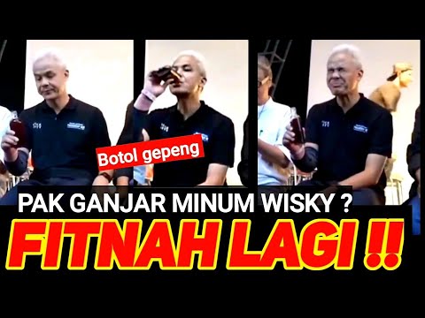 Lagi Lagi Fitnah K Ji Ganjar Di Tuduh Minum Minuman Beralkohol Youtube