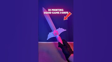 3D printed Squid Game Hide & Seek Knife #3dprinting #howto