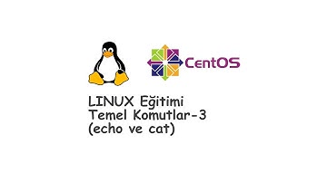 Linux Eğitimi Ders-6 (Temel Komutlar-3 (echo ve cat))