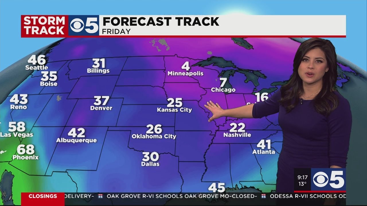 FORECAST: Temperatures will finally warm up above freezing this weekend ...