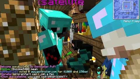 alexsatellite sprint hacking on Gontroller Minecraft server