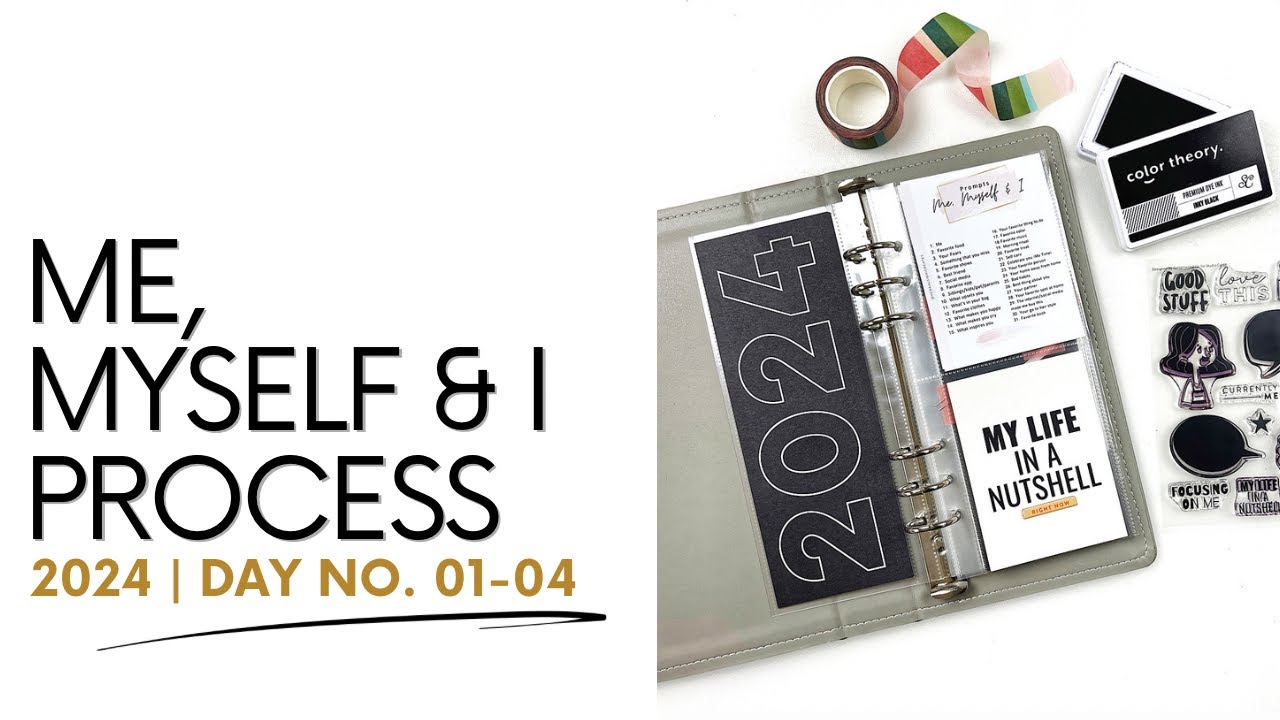 Me, Myself & I Mini Album Process 2024 | Day No. 01 - 04