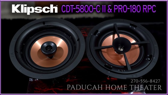 Klipsch Cdt-5800-c Ii Dolby Atmos In-ceiling Speakers Klipsch In Ceiling Speakers Review | Shelly Lighting