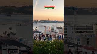 Lisbon, Sunset live music at Santa Catarina viewpoint #lisbon #portugal #shorts #viral