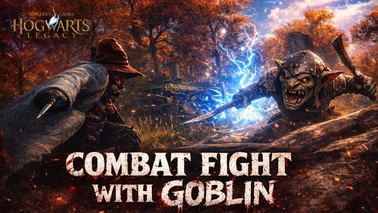 Fight with Goblins in Hogwarts Legacy #hogwartslegacygameplay #hogwarts #harrypotter