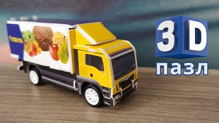 3D-пазл ГРУЗОВИК 🚚 обзор и сборка