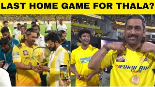 MS Dhoni's final dance in Chepauk? Post-match scenes after CSK win | Sports Today