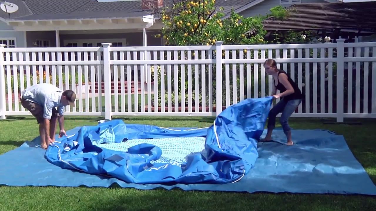 moredoma.ru Intex Metal Frame Swimming Pool Set Up - YouTube