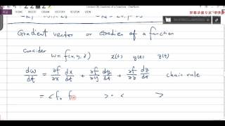 2014W APSC248 Lecture08 Total Differential and Gradient Vector
