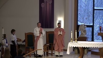 Third Sunday of Advent (Gaudete Sunday)  (4:00 pm Sat) - Dec 13, 2025