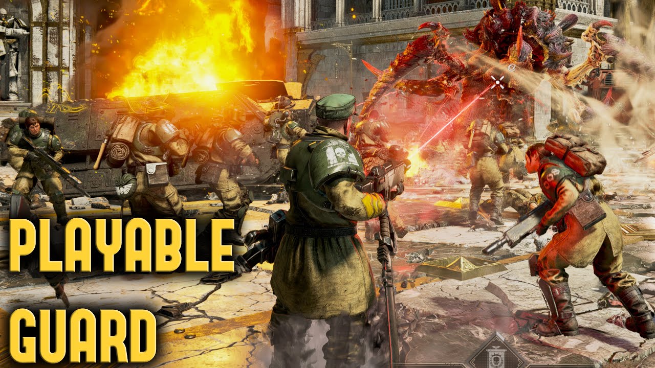 SPACE MARINE 2 MODDING IS CRAZY! Imperial Guard Army vs Tyranid ...