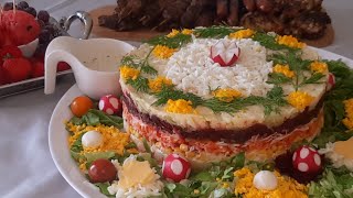 #salade_mimosa_facile                   سلطة ميموزا صيفية ومنعشة وراقية بمكونات بسيطة وجدا اقتصادية