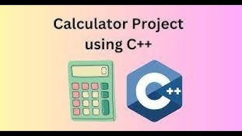 Project By C++ Simple  Calculator App