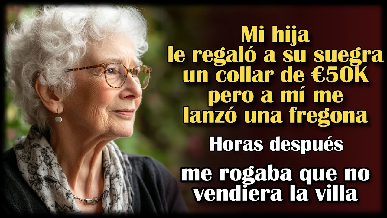 Mi hija regaló un collar a su suegra, pero me lanzó un trapeador. Ahora ruega que no venda la villa.