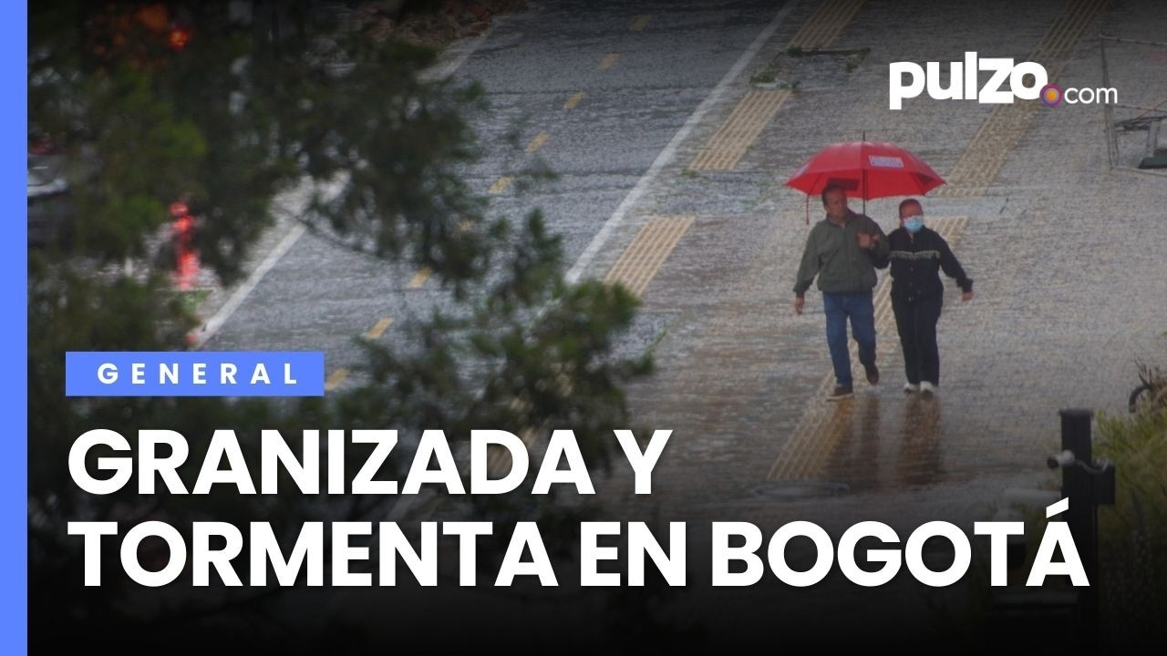 Intenso aguacero y granizada en Bogotá: videos registraron inundaciones | Pulzo