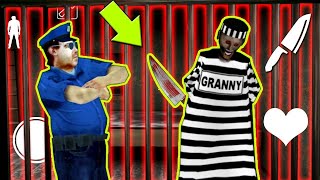 Granny escape prison vs Police - funny animation