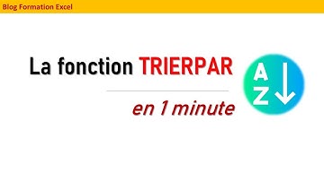 La fonction TRIERPAR