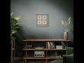 Pastel Folk Art Wall Decor | Abstract Geometric Art Print | Mid Century Modern Style