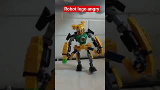 LEGO ROBOT ANGRY!! #lego #ai #robot #animation