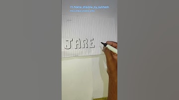 Jareen name shadow | comment your name i will write it in unique handwriting🙏🙏