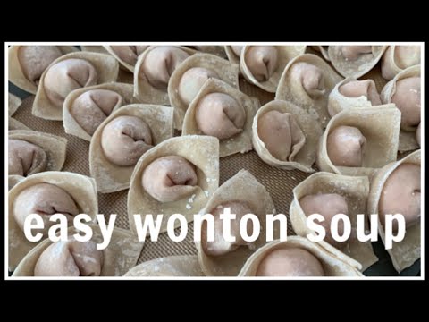 Video: Enostavna Wonton Juha