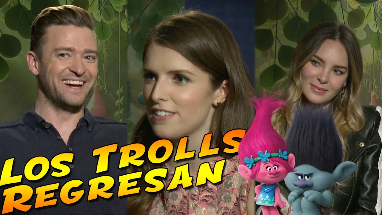 Belinda, JustinTimberlake y AnnaKendrick en TROLLS (Close Up)