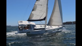 Beneteau Oceanis 45 'Champagne' sailing Sydney Harbour - Sold by Flagstaff Marine February 2024.