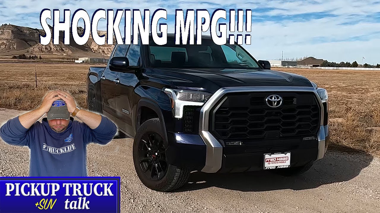 I can't believe it! 2022 Toyota Tundra 100 mile real-world MPG test