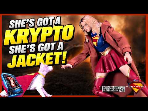 McFarlane Toys DC Multiverse Supergirl & Krypto Gold Label