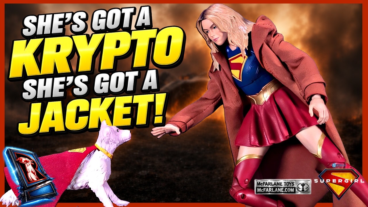 McFarlane Toys DC Multiverse Supergirl & Krypto Gold Label 