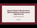 Oracle Cloud Infrastructure 2023 Architect Professional 1ZO-997-23 Part2  Oct 2023 Release