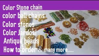 New matireals arrived I latest new beads I beads shopping I how to order