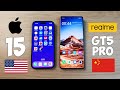 IPHONE 15 VS REALME GT5 PRO - ЧТО ЛУЧШЕ? ПОЛНОЕ СРАВНЕНИЕ!