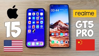 IPHONE 15 VS REALME GT5 PRO - ЧТО ЛУЧШЕ? ПОЛНОЕ СРАВНЕНИЕ!