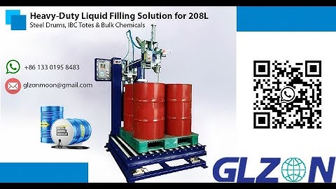 Automatic Drum Filling Machine for 200L–220L Barrels with net Weight Filling System