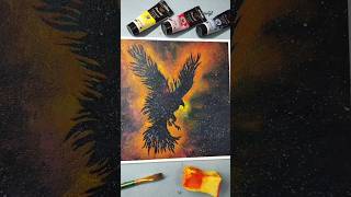 Phoenix Canvas Painting | Stencil Painting | Fevicryl Hobby Ideas India screenshot 2