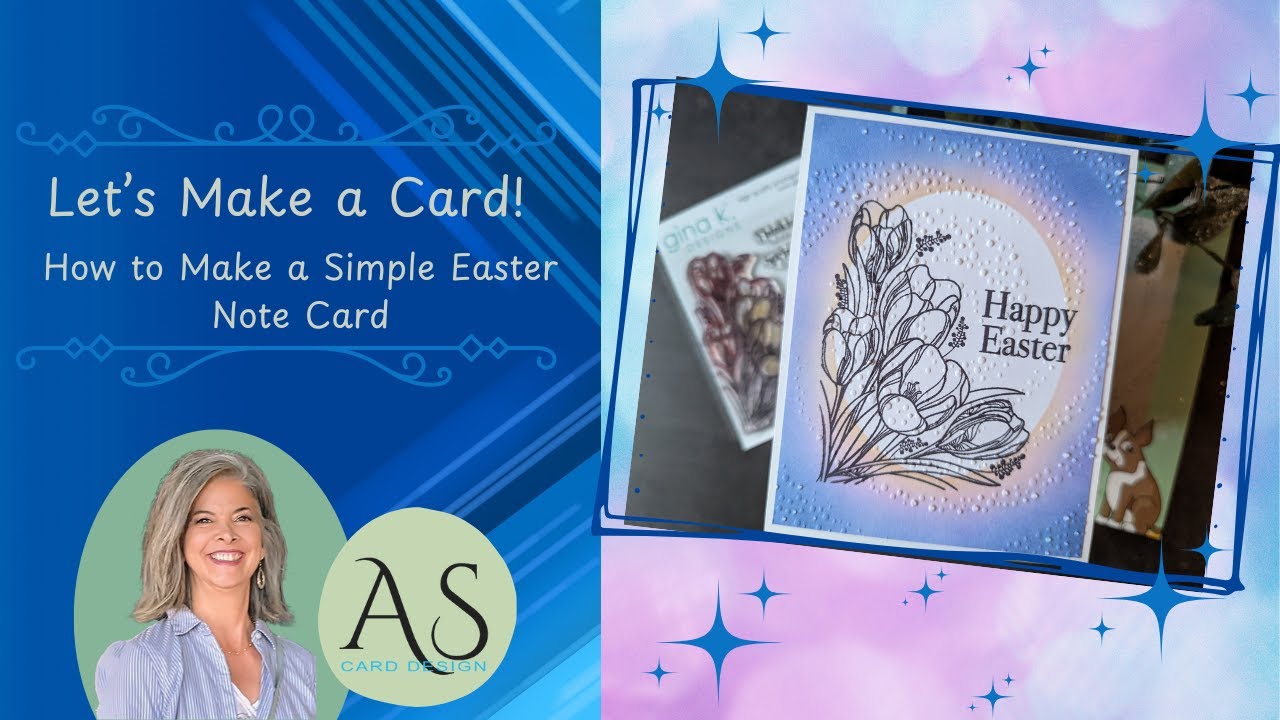How to Make a Simple Easter Note Card 