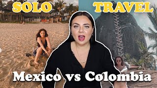 SOLO TRAVEL TO MEXICO VS COLOMBIA| CORONA VIRUS 🦠