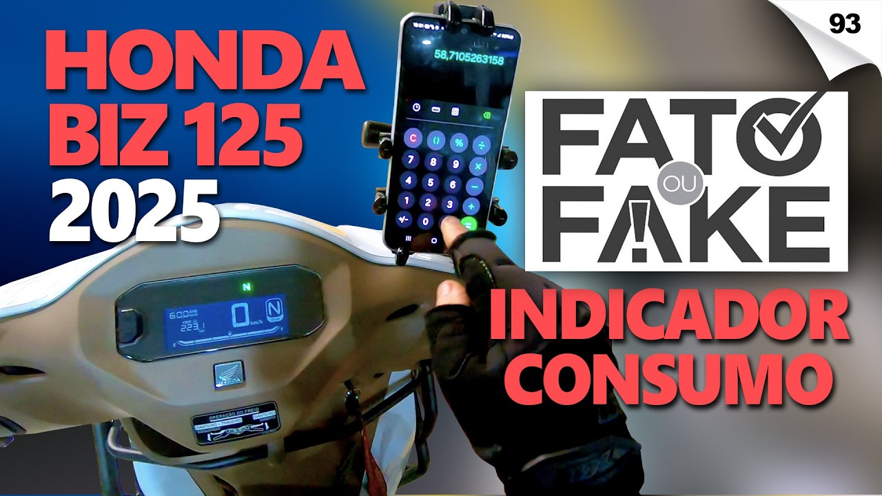 BIZ 125 2025 é Realmente Econômica? Testamos o Novo Indicador de Consumo na Prática!