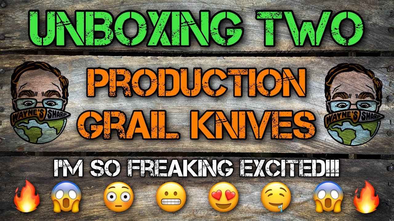 Unboxing Two Production Grail Knives!! SOOO happy to finally acquire these amazing EDC knives!!