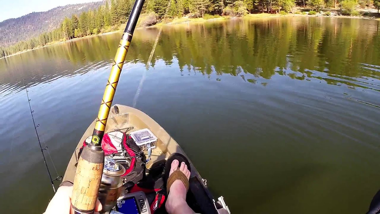 Kayak fishing at Hume lake YouTube