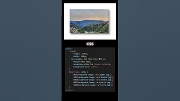 Giving Animation To Background Image Using CSS HTML ! #shorts
