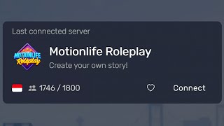 Motionlife Roleplay Upgrade 1800 Slot! Menuju 2000 kah.... #motionliferp